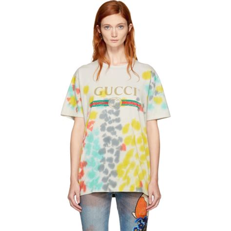 gucci tie dye|Gucci jersey t shirt.